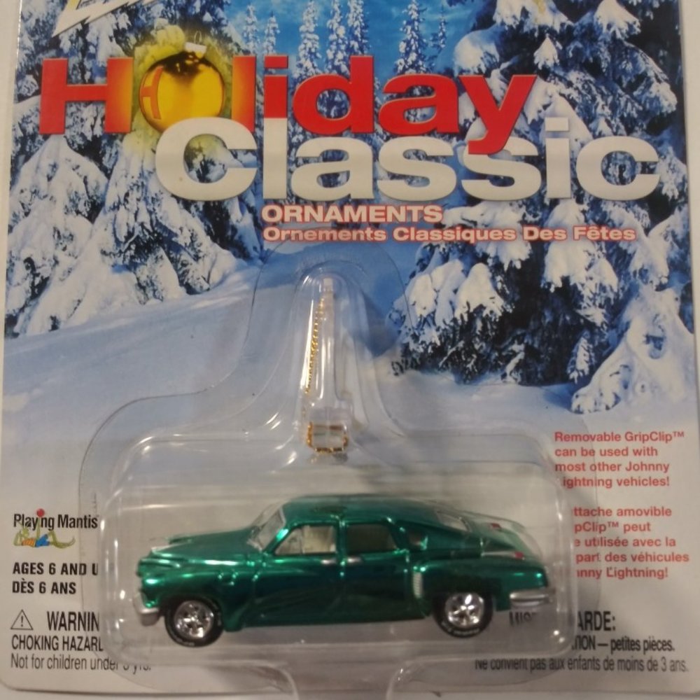 Johnny Lightning 2003 Holiday Classic Ornaments '48 Tucker
